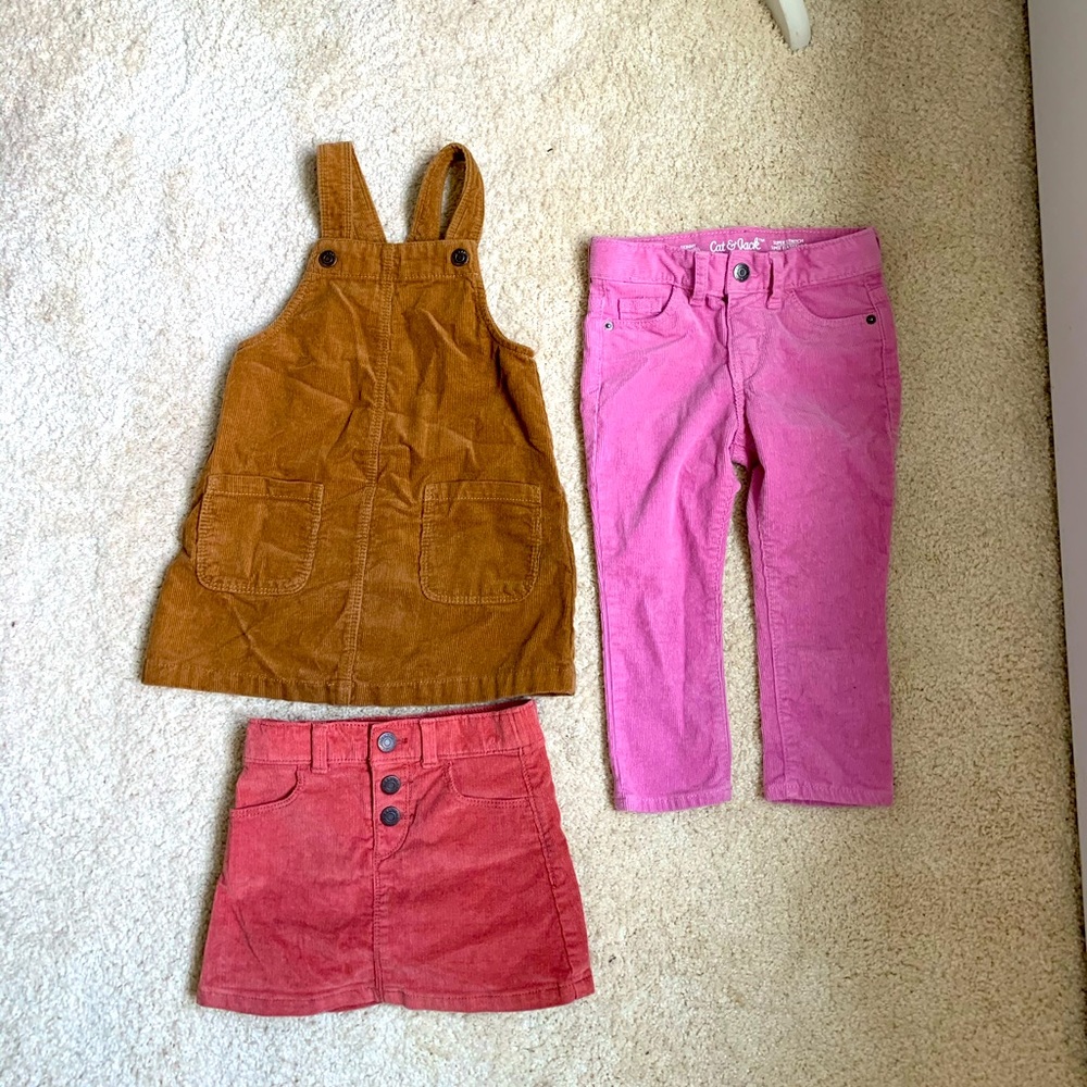 Toddler Girls Corduroy Bundle